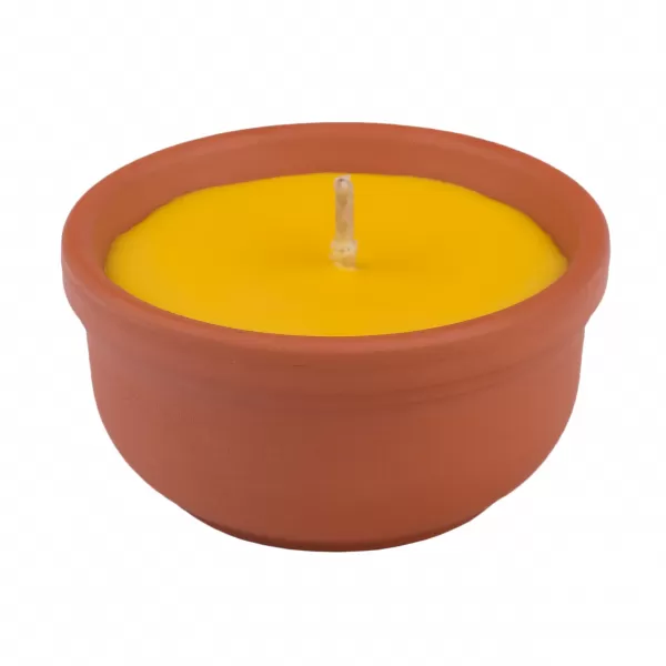 SOLO Zahradní svíce Citronelas, Teracota, 50g