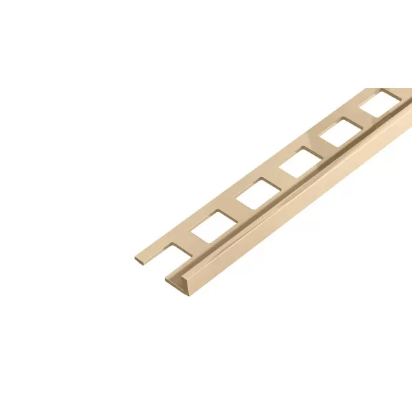 Lišta PVC ukončovací s přep. 6mm jasmín