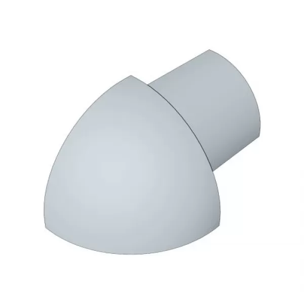 Růžky PVC oblý 9mm tm.šedý