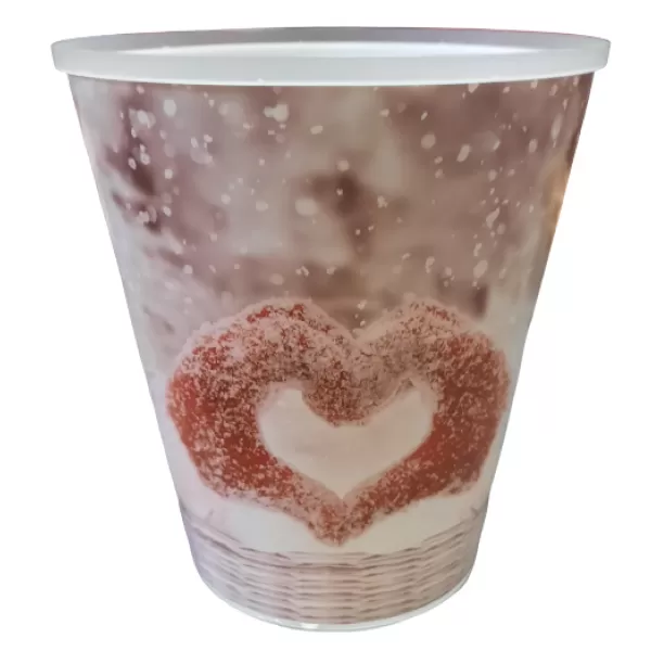 Obal CHRISTMAS SRDCE/vánoce/d11cm