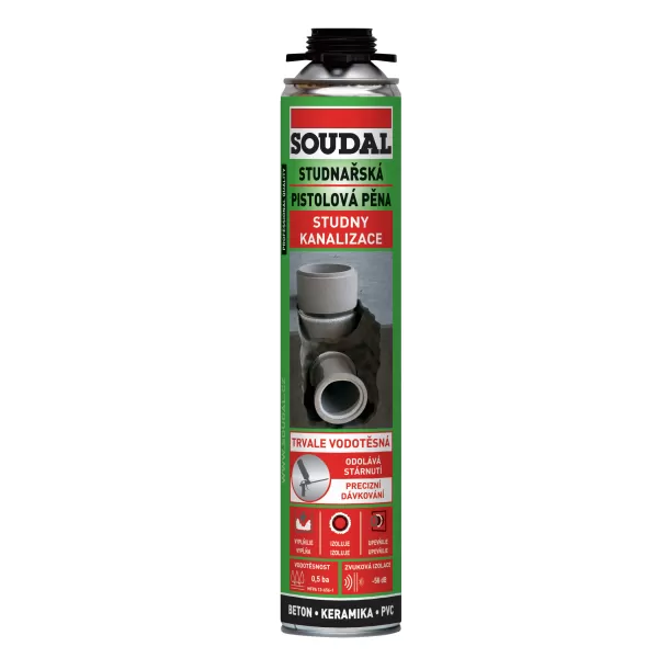 SOUDAL Studnařská pistolová pěna 750ml