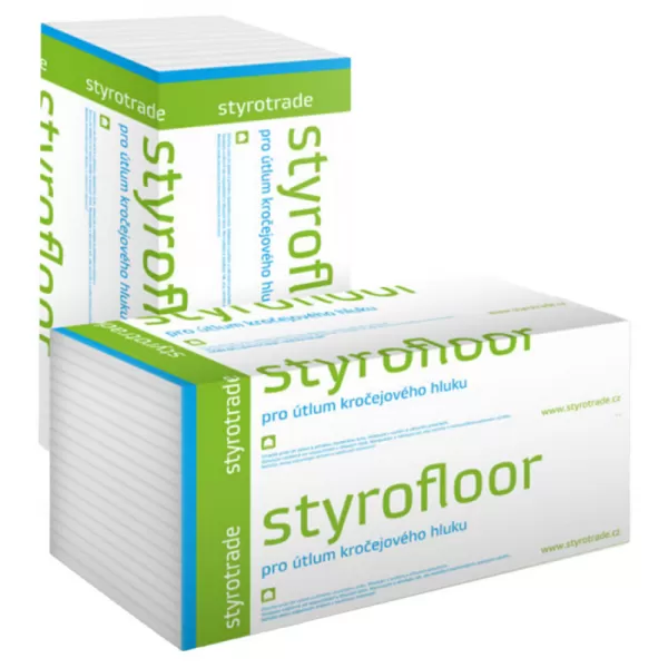 Polystyren styrofloor EPS 1000x500x50-3 pro kročej.útlum T4 (5m2/bal.)