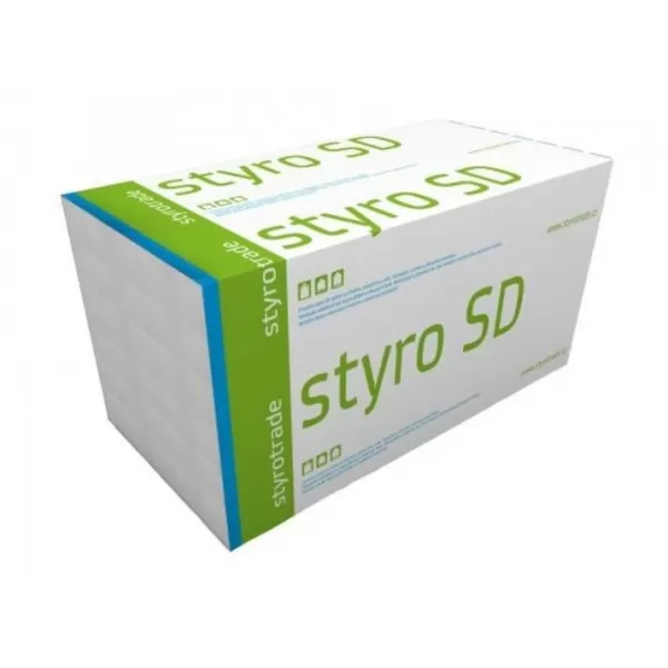 Polystyren Styro SD150 1250x600x 50 (7,5m2/bal.) DO VYPRODÁNÍ