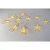 Dekorace - Světýlka trojuhelníky kov 10LED
