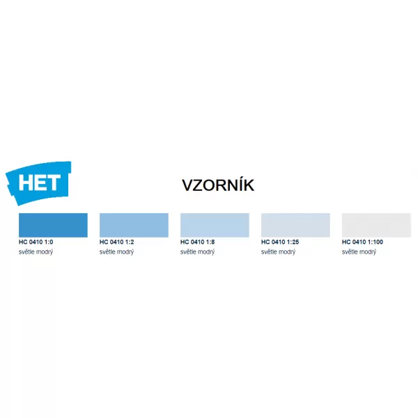 HETcolor 0410 - světlemodrá 1 kg