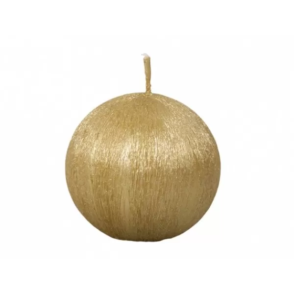 Svíčka Pegas koule zlatá