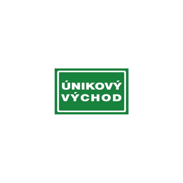 Tabule bezpečnostní - Únikový východ 12512