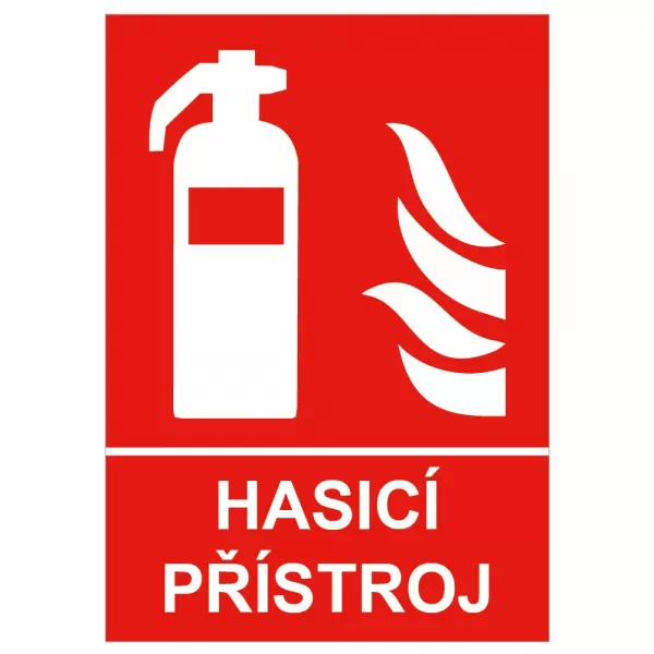 Tabulka bezpečnostní - Hasící přístroje 12517