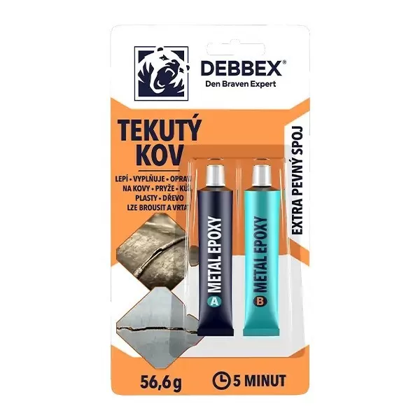 DENB Tekutý kov-Metal Epoxy 56,6g DEBBEX blistr