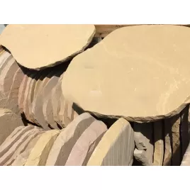 Nášlapy Golden Leaf nepravidelný žlutohnědý 60ks