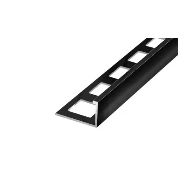 Ukončovací profil "L" 10mm / 2,5m komaxit černý