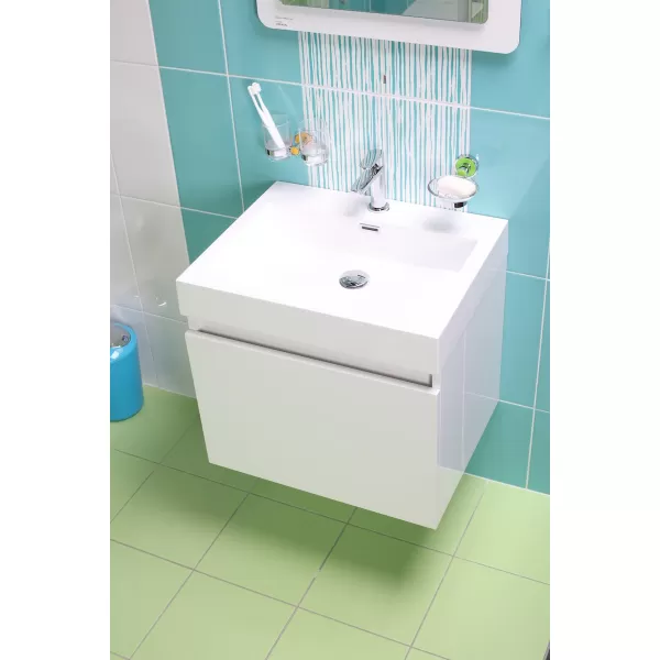 VERONA SKŘ + UM 60x48x54, bílá lesk