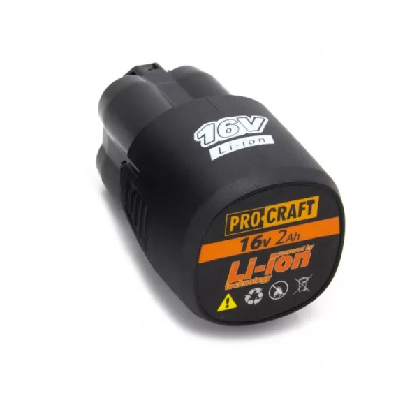 PROCRAFT Baterie akumulátorová 16V Li-ion, 2000mAh 16/2