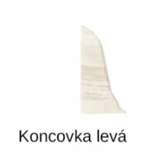 Koncovka levá SLK50 ořech olivový
