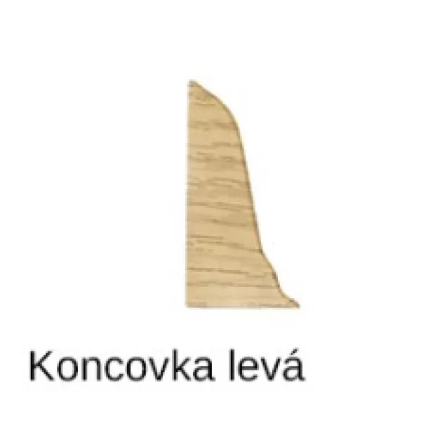 koncovka levá SLK50 dub vogesen