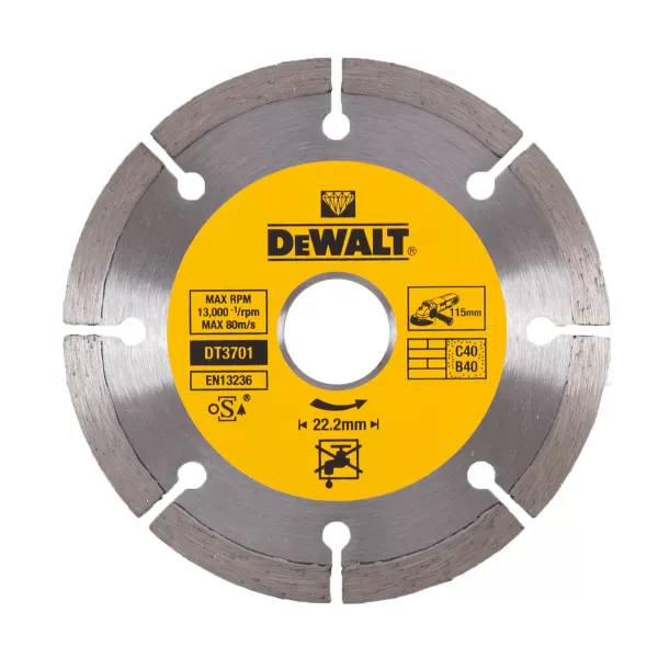 DEWALT DIA kotouč beton,cihly 115/22,2 DT3701