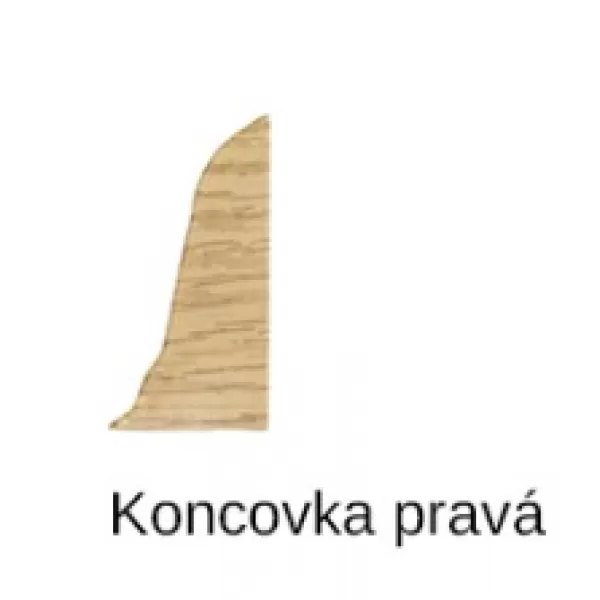 koncovka pravá SLK50 dub vogesen