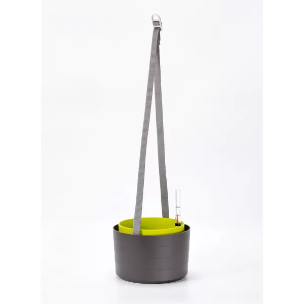 Žardina samozavlažovací Berberis - antracit + zelená 30 cm