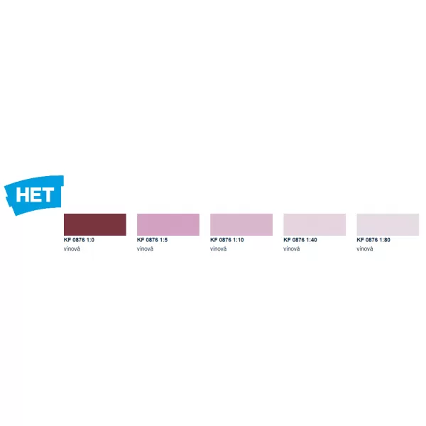 HET Kolorka FORTE 0876 vínová 100g