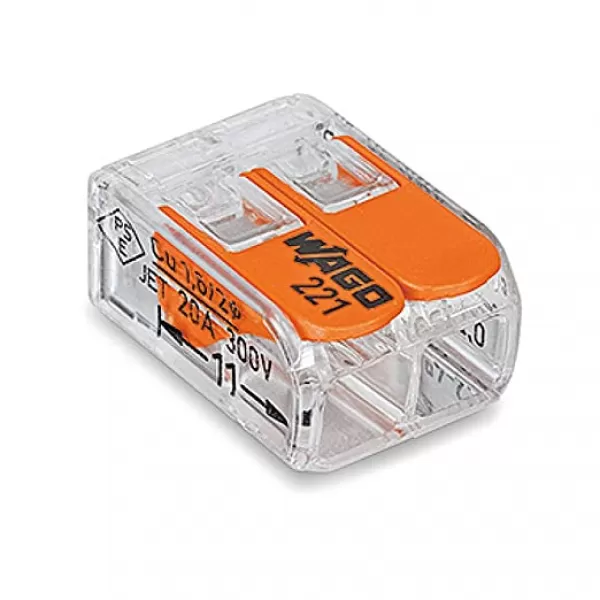 WAGO 221-412 SVORKA 2x4mm2