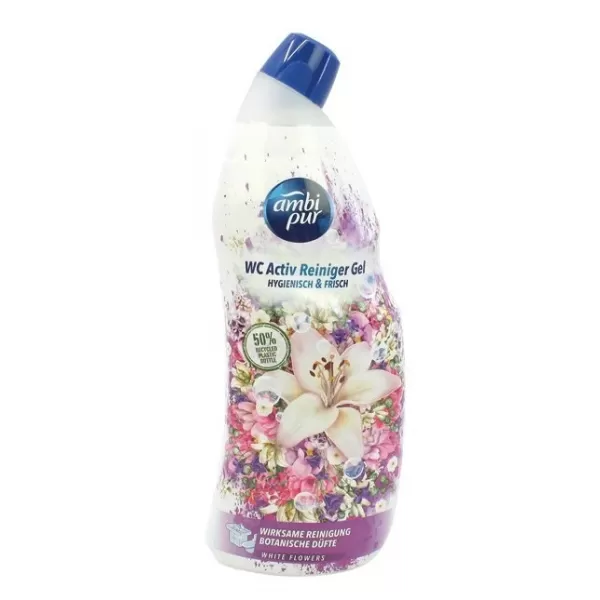 AMBIPUR WC Active gel 750ml bílé květy