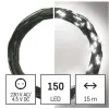EMOS 150LED XMAS NANO IP44 15M G CW D3AC05