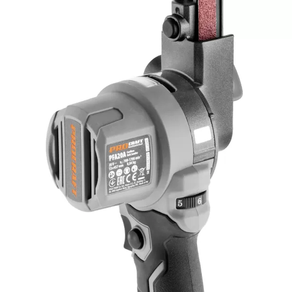 PROCRAFT Aku pásový pilník Industrial PFA20Abb (bez baterie a nabíječky)