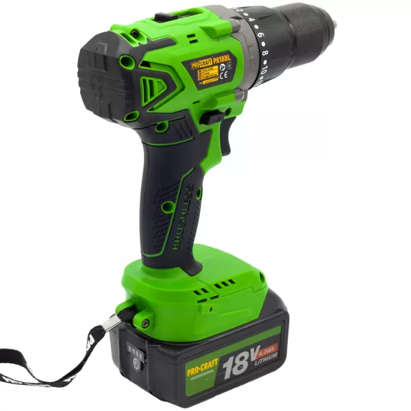 PROCRAFT Aku vrtací šroubovák s příklepem PA18BL