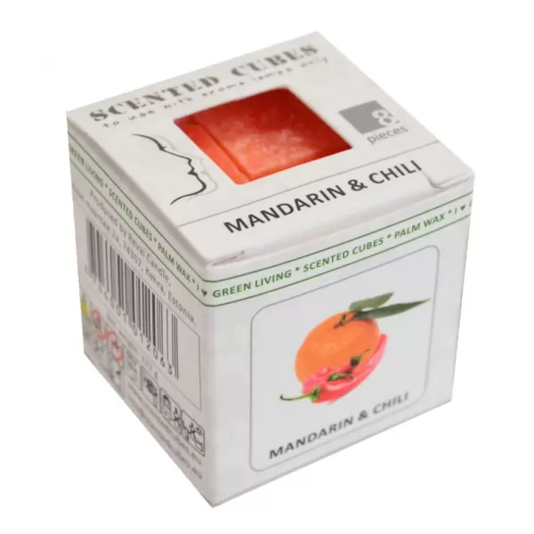 Vosk kostky mandarinka+chilli 8 ks