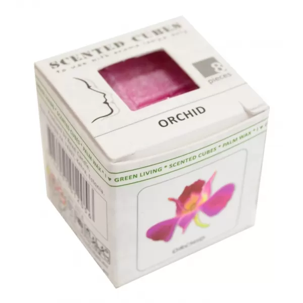 Vosk kostky orchidej 8 ks