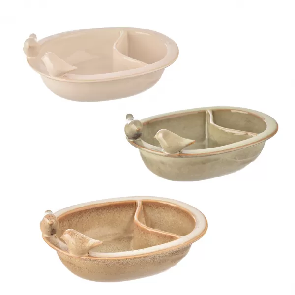 Pítko pro ptáčky porcelán pr. 20 cm 3ASS