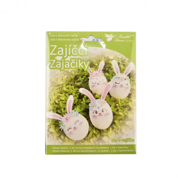 Sada k dekorování vajíček zajíčci