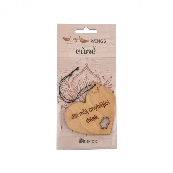 Vůně dřevo Jsi můj chybějící dílek 7,5x0,3x7,5 cm