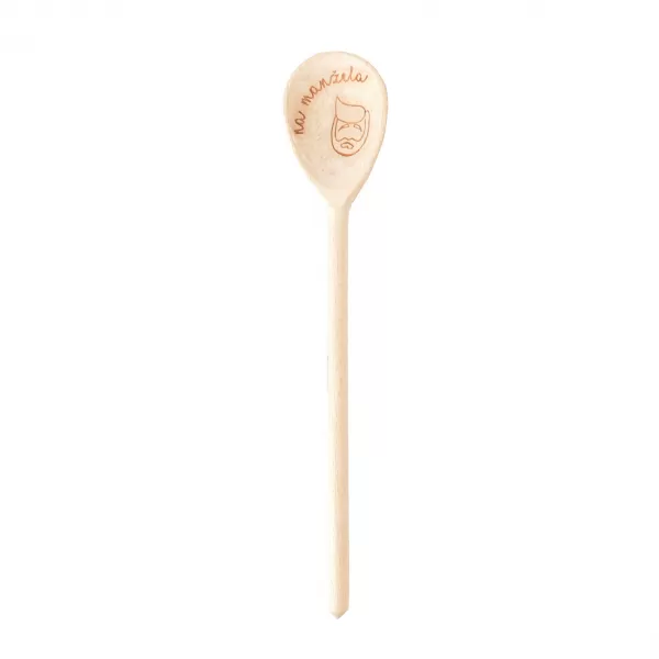 Vařečka dřevo Na manžela 30 cm