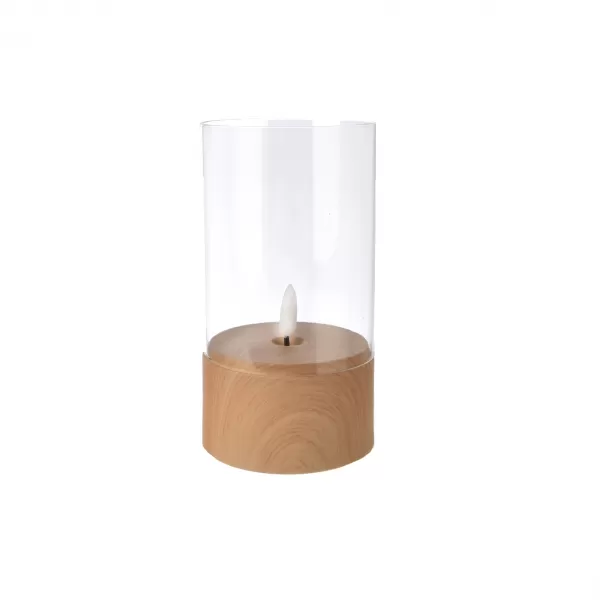 Svíčka UH/SKLO LED 8x8x15 cm