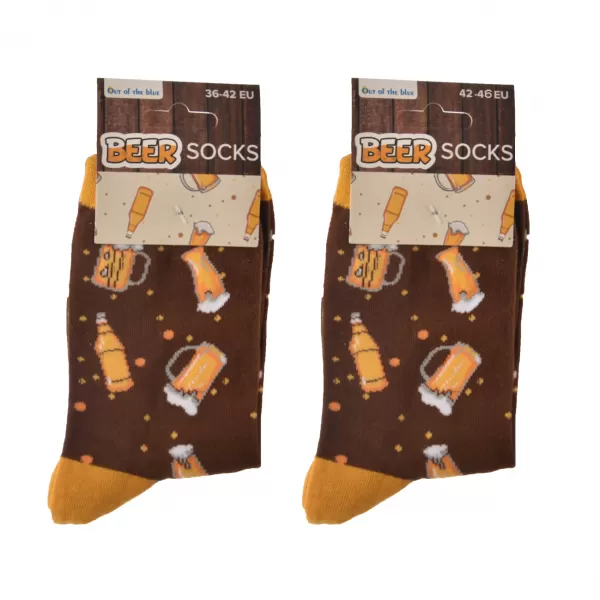 Ponožky BEER hnědé 2 velikosti