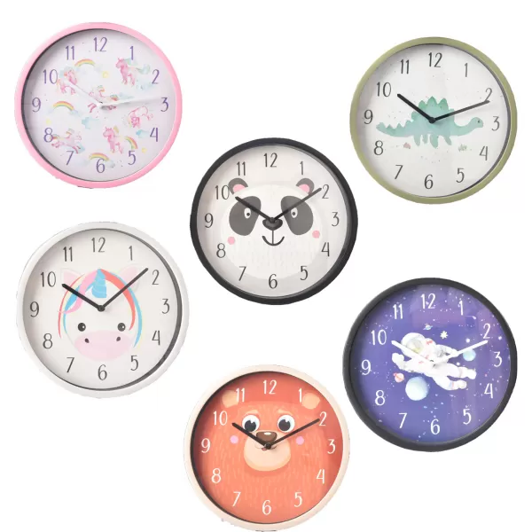 Hodiny nástěnné UH KIDS pr. 22 cm 6ASS