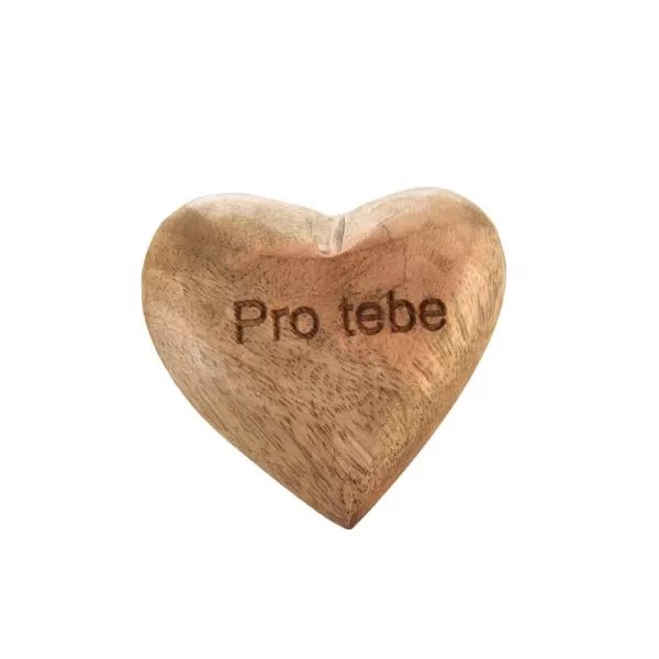 Srdce mango Pro tebe 7x7x3 cm