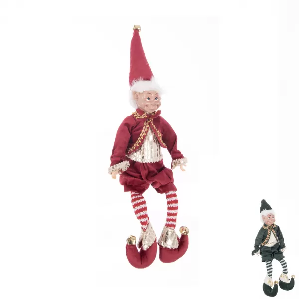 Elf polyresin sedící 40 cm 2ASS