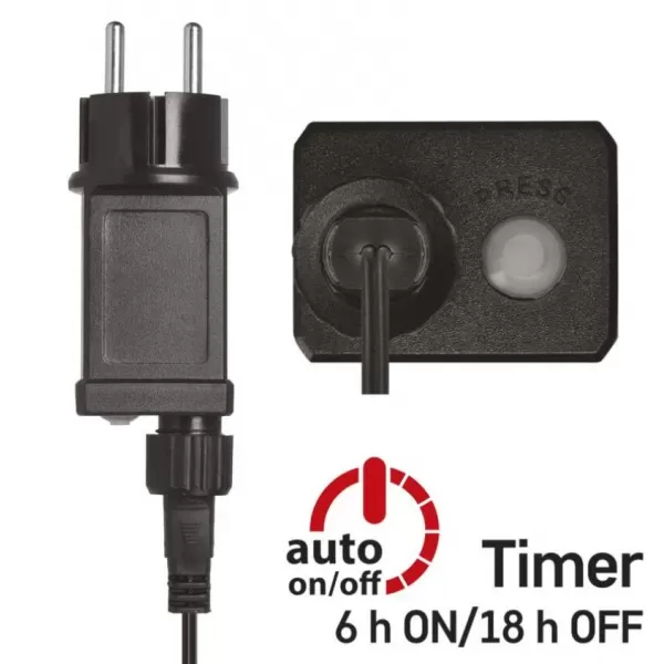 EMOS 75LED XMAS NANO IP44 7,5M G CW D3AC04