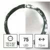 EMOS 75LED XMAS NANO IP44 7,5M G CW D3AC04