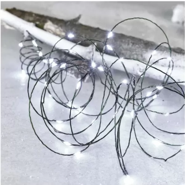 EMOS 75LED XMAS NANO IP44 7,5M G CW D3AC04