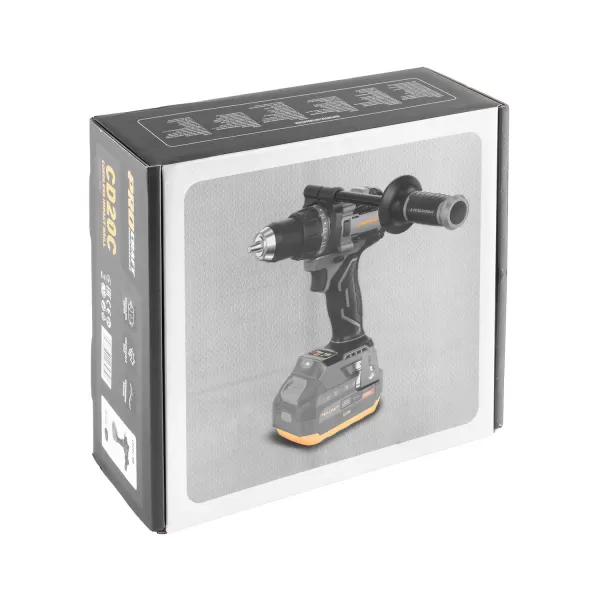 PROCRAFT Aku vrtací šroubovák Industrial CD20Cbb (bez baterie a nabíječky)