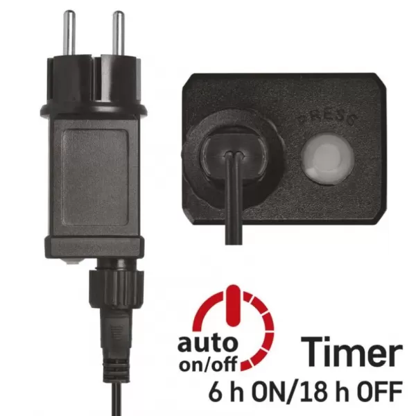 EMOS 75LED XMAS NANO IP44 7,5M G CW D3AW04
