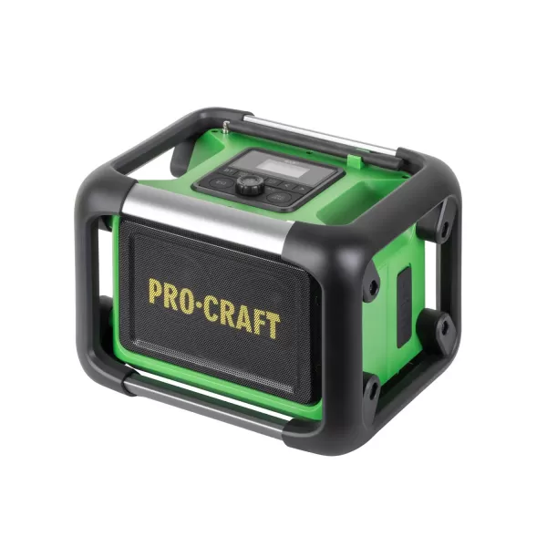 PROCRAFT Aku radio PJS20 DAB+FM Bluetooth 5,3 80W bez baterie a nabíječky PJS20BB