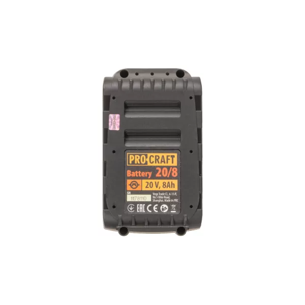 PROCRAFT Baterie akumulátorová 20V Li-ion, 8000mAh 20/8