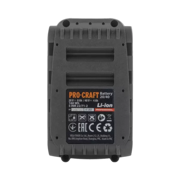PROCRAFT Baterie akumulátorová 20/40